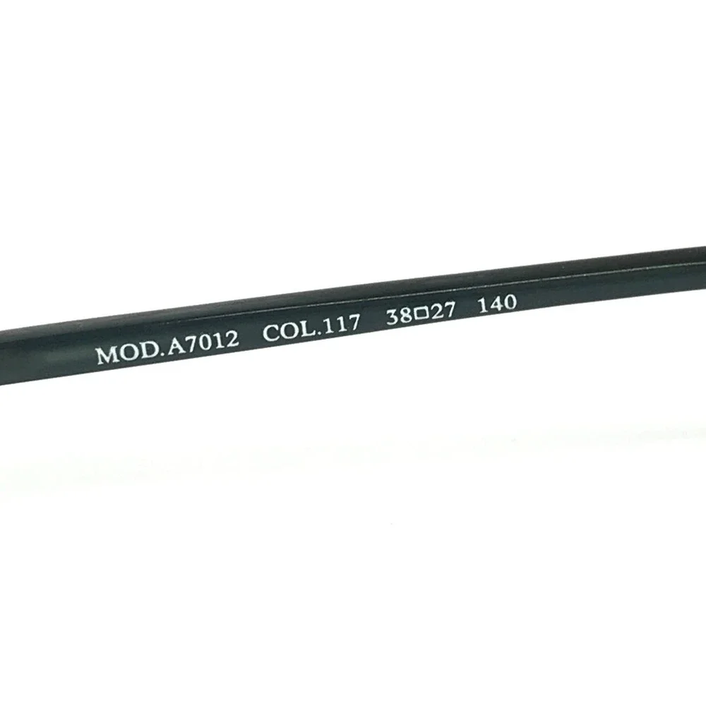 ogi Petite Eyeglasses Frames MOD. A7012 COL. 117 Black Gray Oval 38-27-140